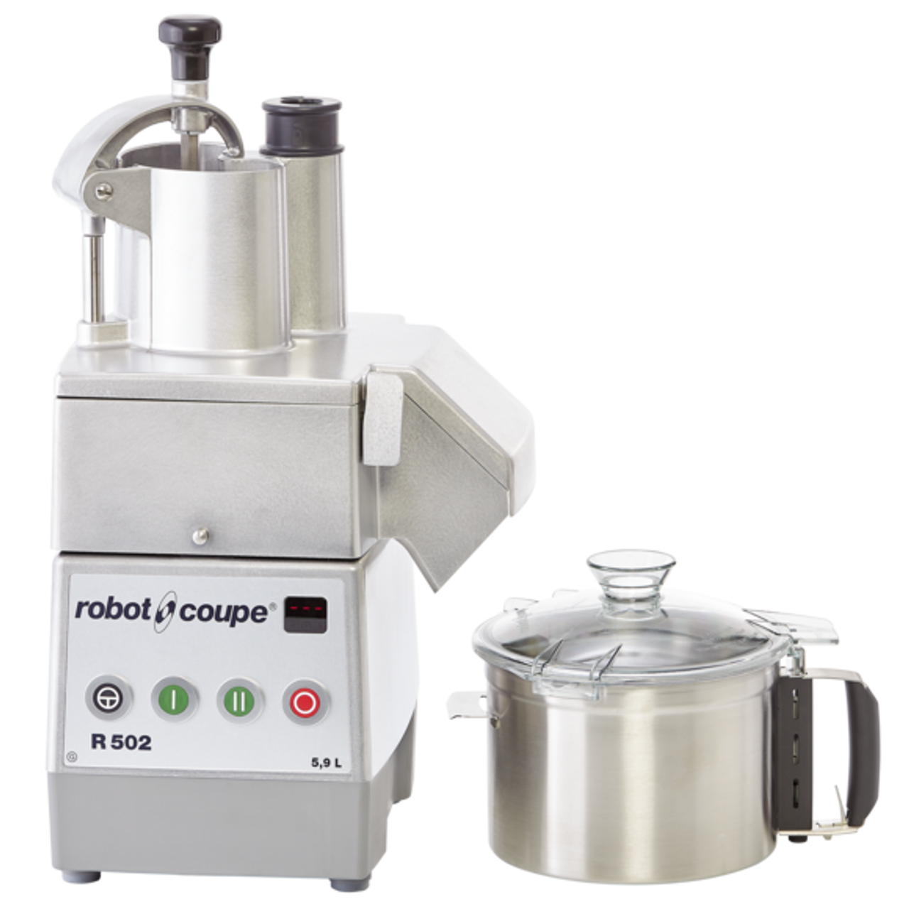 Robot Coupe R502 Food Processor - 5.9 Litre Stainless Steel Bowl - No discs included