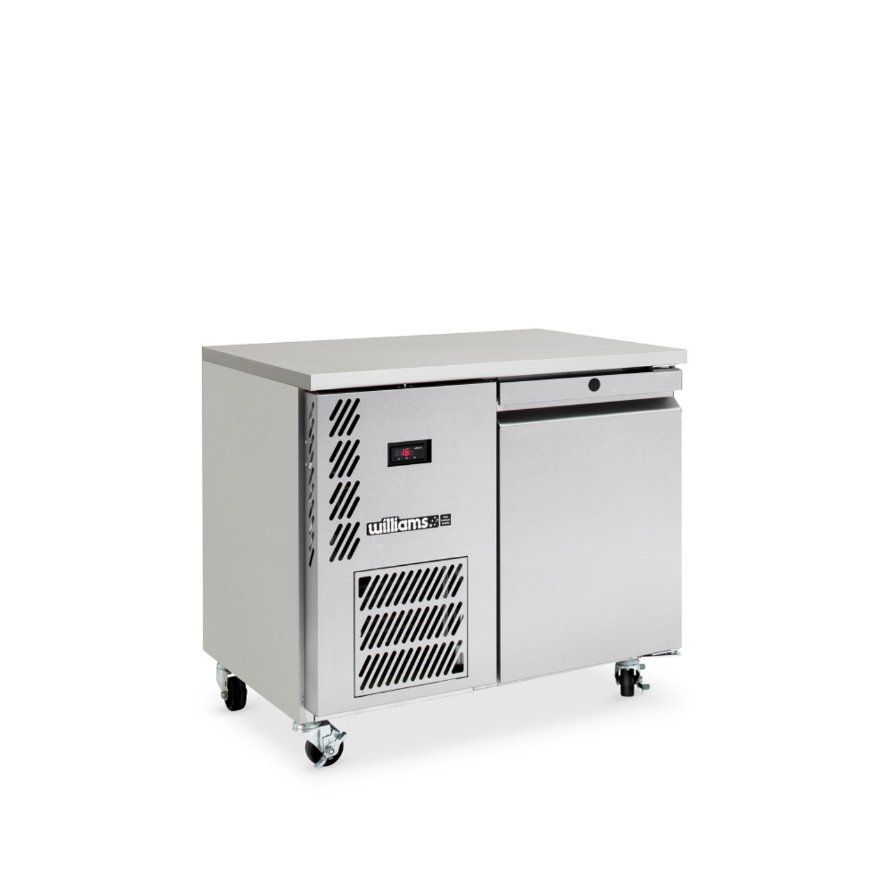 Williams HO1USS Opal - One Door Stainless Steel Under Counter Storage Refrigerator