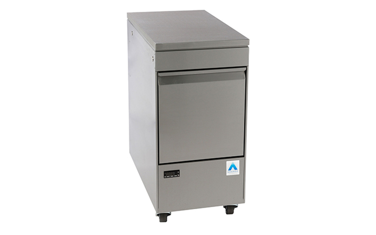 Adande VCC1.SCW Single Drawer Refrigeration System - Small Castor - Solid Work Top