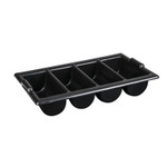 Cutlery Box 4 Comp Black