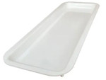 MTA Low and Narrow Food Display Tray - White