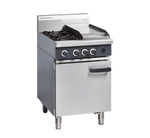 Cobra CR6C - 600mm Two Burner / Griddle Gas Range Static Oven