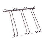 Rack Stemware Chrome Triple Stem 27cm