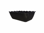 Bowl MTA Scalloped 175 x 130 x 85mm D - Black