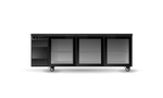 Skope CL.3.GSW BackBar 3 Glass Swing Door CounterLine Fridge - Stainless Steel Skope CL.3.GSW BackBar 3 Glass Swing Door CounterLine Fridge - Stainless Steel