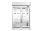 Skope SKFT1300N-A 2 Glass Door Upright Freezer - White