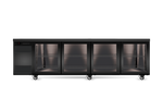 Skope SL.4.GSL BackBar 4 Glass Sliding Door SlimLine Fridge - White - Special Order Skope SL.4.GSL BackBar 4 Glass Sliding Door SlimLine Fridge - White - Special Order