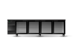 Skope SL.4.GSW.T BackBar 4 Glass Swing Door SlimLine Fridge - Tropical - White - Special Order Skope SL.4.GSW.T BackBar 4 Glass Swing Door SlimLine Fridge - Tropical - White - Special Order