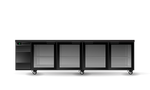 Skope SL.4.SSW BackBar 4 Solid Swing Door SlimLine Fridge - Black - Special Order Skope SL.4.SSW BackBar 4 Solid Swing Door SlimLine Fridge - Black - Special Order