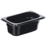 Food Pan 1/9 x 100mm Polycarb Black Food Pan 1/9 x 100mm Polycarb Black