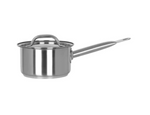 Saucepan Stainless Steel with Lid 1.2 Litre 140 x 80mm