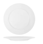 Superware Melamine Round Plate White Raised Rim 230mm  (20102)