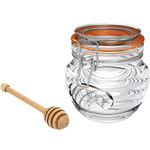 Kilner Honey Pot with Beechwood Drizzler Kilner Honey Pot with Beechwood Drizzler