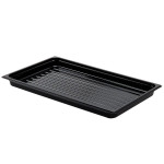 Cambro Polycarbonate Black Display Tray - 305mm x 508mm - DT1220CW110