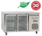 Exquisite SSC260G Two Glass Doors Underbench Storage Refrigerators Slimline Exquisite SSC260G Two Glass Doors Underbench Storage Refrigerators Slimline