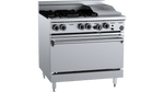 B & S KOV-SB4-GRP3 K+ Oven with Four Open Burners & 300mm Grill Plate