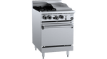 B & S KOV-SB2-CBR3 K+ Oven with Two Open Burners & 300mm Char Broiler