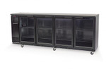 BB780Xr-4SW Backbar X 4 Glass Swing Door Fridge Remote - White BB780Xr-4SW Backbar X 4 Glass Swing Door Fridge Remote - White