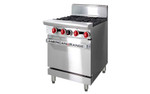 American Range AAR.4B 4 Burner Gas Range with Static Oven Commercial Food Equipment QLD Pty Ltd