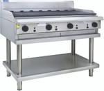 Luus CS-12C 1200mm Chargrill with legs & shelf