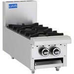 Luus CS-2B-B 2 Burner Cooktop with flame failure, legs & shelf