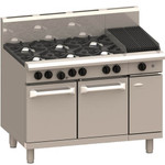 Luus RS-6B3C 6 Burner 300mm Chargrill & Oven with flame failure