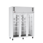 Williams HR3GS Ruby - Three Door Stainless Steel Upright Display Refrigerator