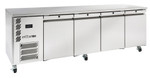 Williams HO4USS Opal - Four Door Stainless Steel Under Counter Refrigerator
