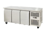 Airex AXR.UCGN.3 Double Glass Door Undercounter Refrigerated Storage , To suit 1/1GN