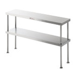Simply Stainless SS13.1500 Double Bench Over Shelf