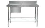 Simply Stainless SS05.7.1800.L Sink Bench with Splashback Simply Stainless SS05.7.1800.L Sink Bench with Splashback
