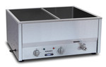 Roband BM4T Counter Top Bain Marie with thermostat 2 x 1/2 size, pans not included