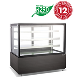 Exquisite CDS315 Four Tiers Cake Display Refrigerators - Black