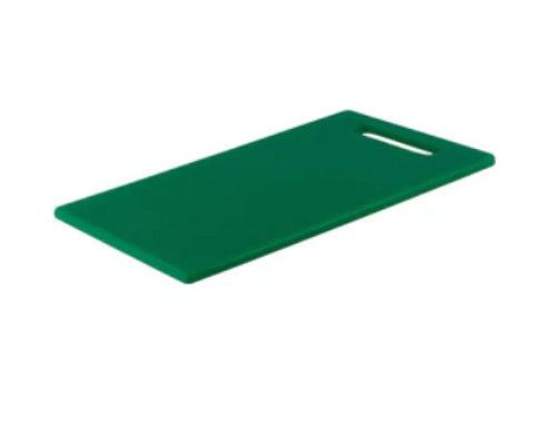 Cutting Board Polyethylene Green with Handle 400x250x13mm