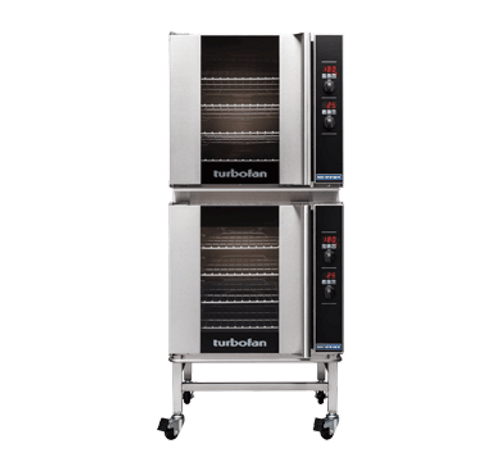 Turbofan E32D4/2 - Full Size Tray Digital Electric Convection Ovens Double Stacked