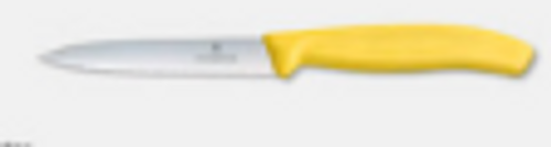 Victorinox Paring Knife 10cm Serrated Yellow Handle