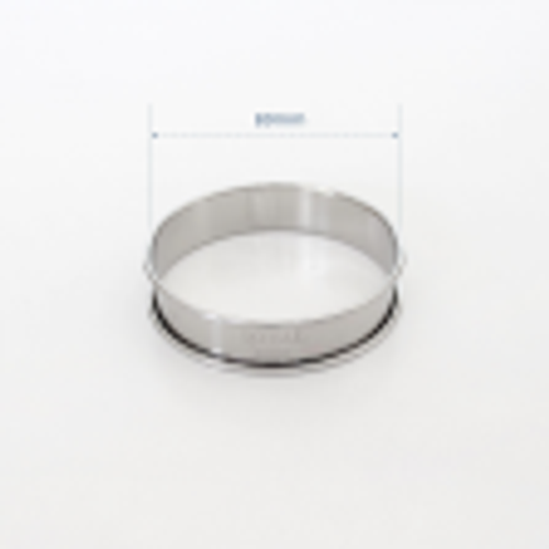 8cm Stainless Steel Crumpet Ring