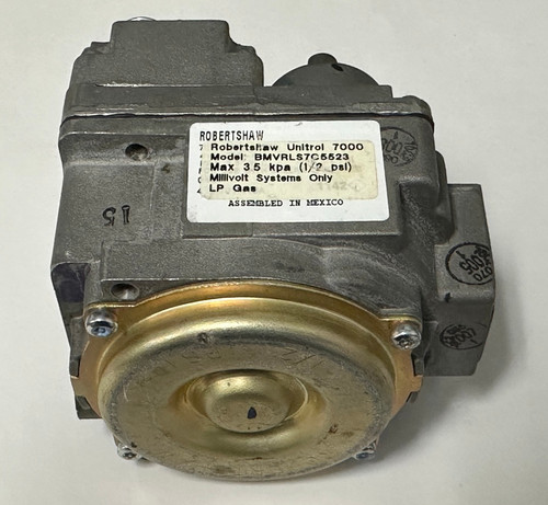 Robertshaw Unitrol 7000 3/4 millivolt combination gas valve - BMVRLS7C5523 - LPG T/C & T/P Robertshaw Unitrol 7000 3/4 millivolt combination gas valve - BMVRLS7C5523 - LPG T/C & T/P