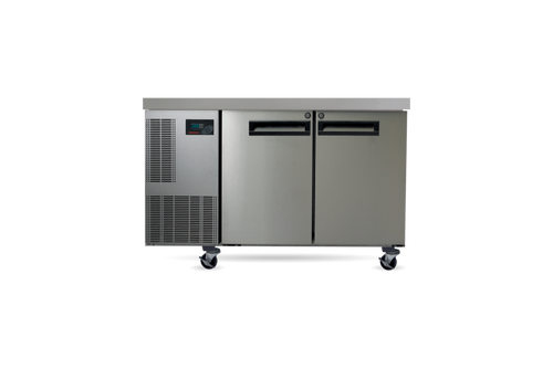 PG250HC Pegasus 2 Solid Door 1/1 Underbench GN Fridge - Black