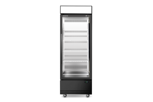 SKB600N-AC 1 Glass Door Display or Storage Fridge, Lit Sign