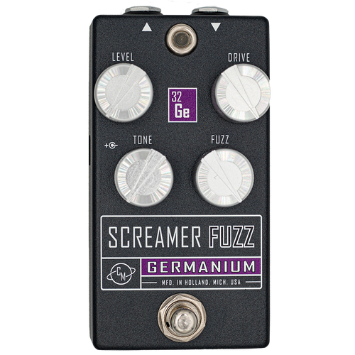 germanium transistor screamer led clipping fuzz  guitar effect pedal