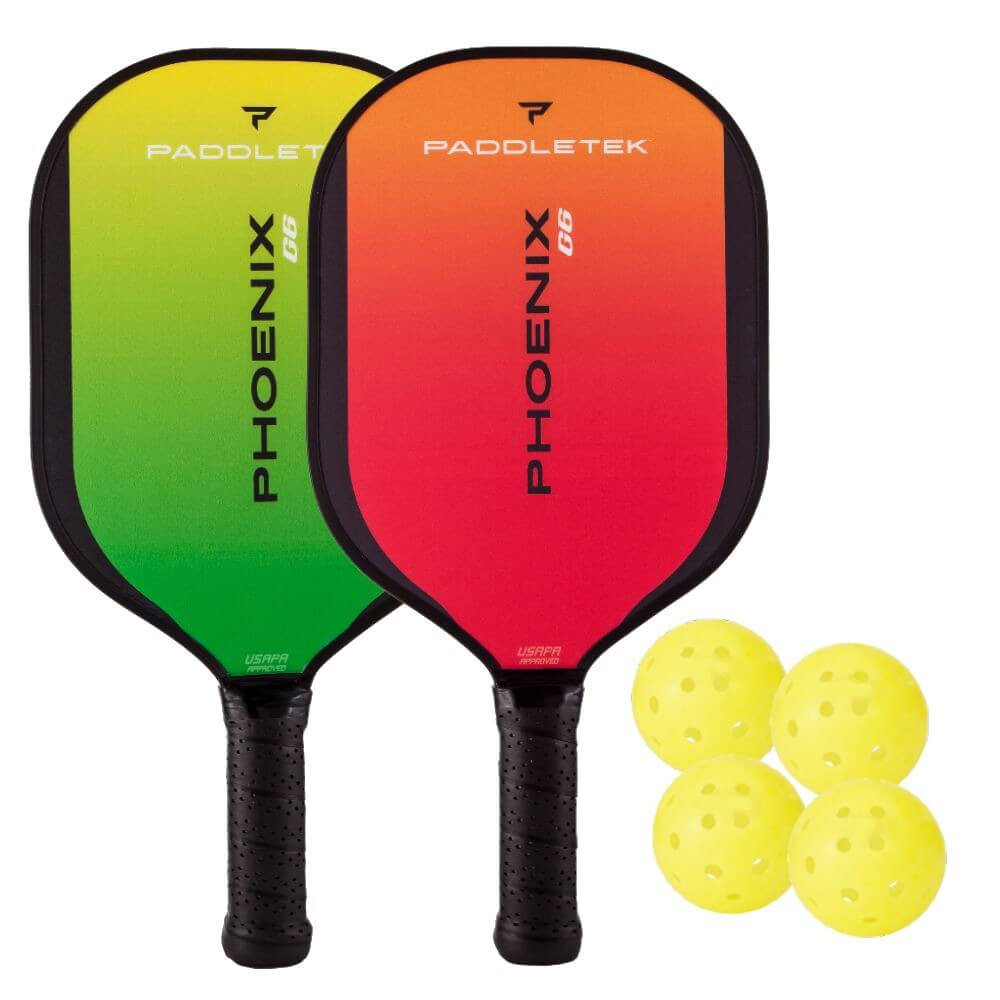 【6点】パーフェクトフォーム3点&ソックス&ハッカンスティック&ホットジェル Phoenix G6 Composite Pickleball Paddle Bundle | Free Ship Offer