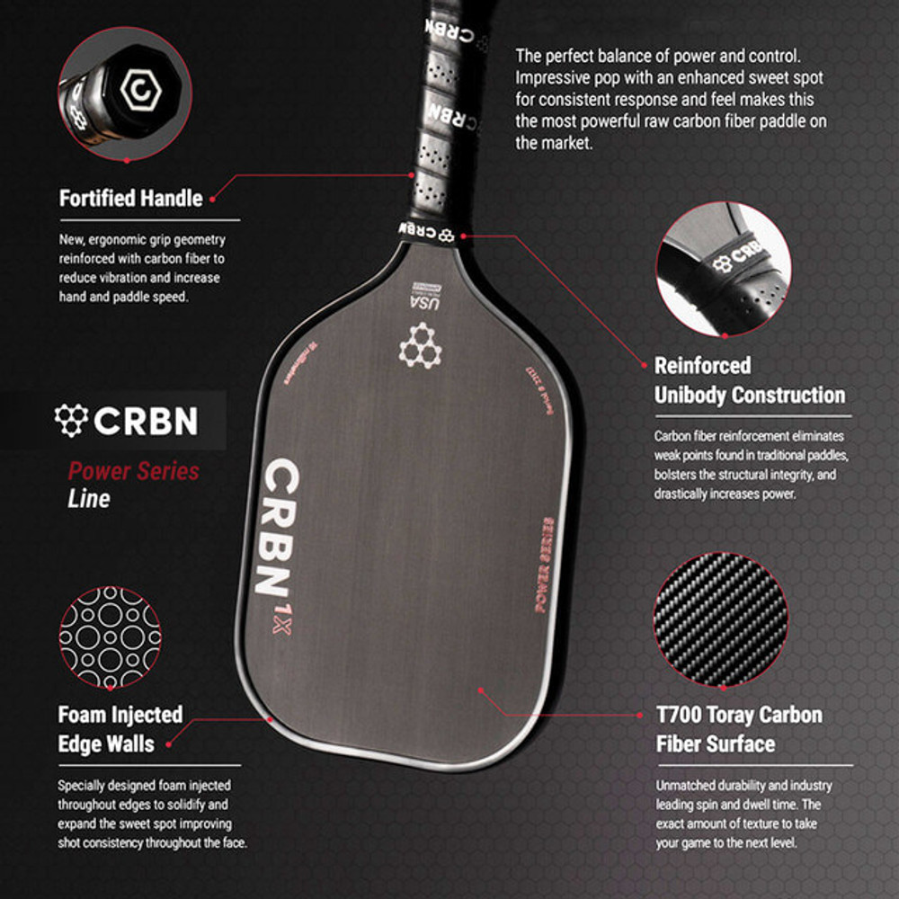 ピックルボールパドル CRBN-1 Carbon Fiber Paddle CRBN¹ | CRBN Pickleball