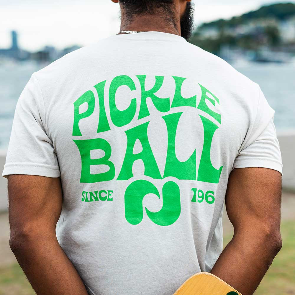 Heritage Pickle-ball Groovy T-Shirt - Unisex