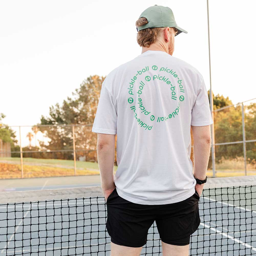 Heritage Pickle-ball Circle Back T-Shirt | Free Shipping Offer
