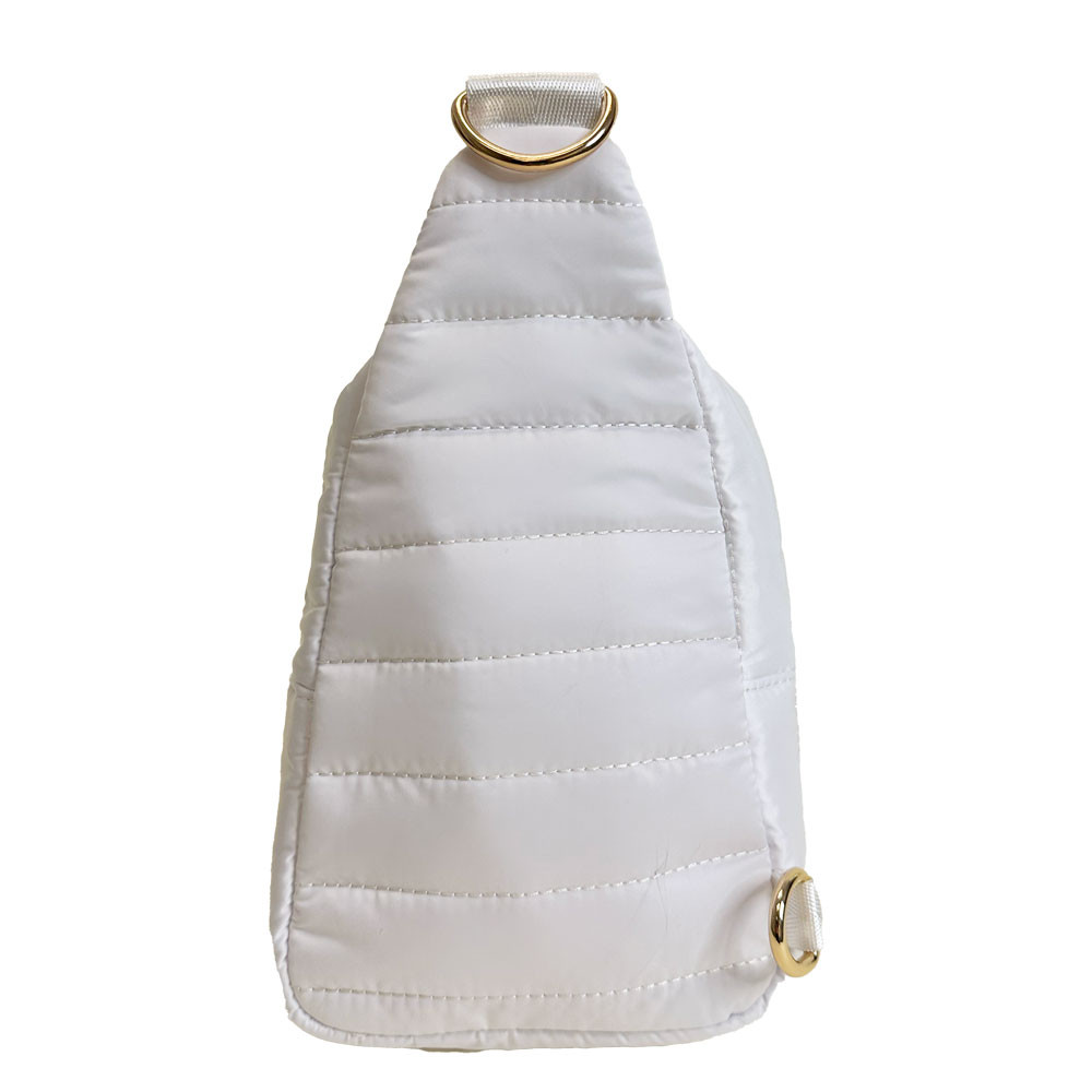 ah.dorned Eliza Quilted Puffy Sling Bag Free Shipping Offer