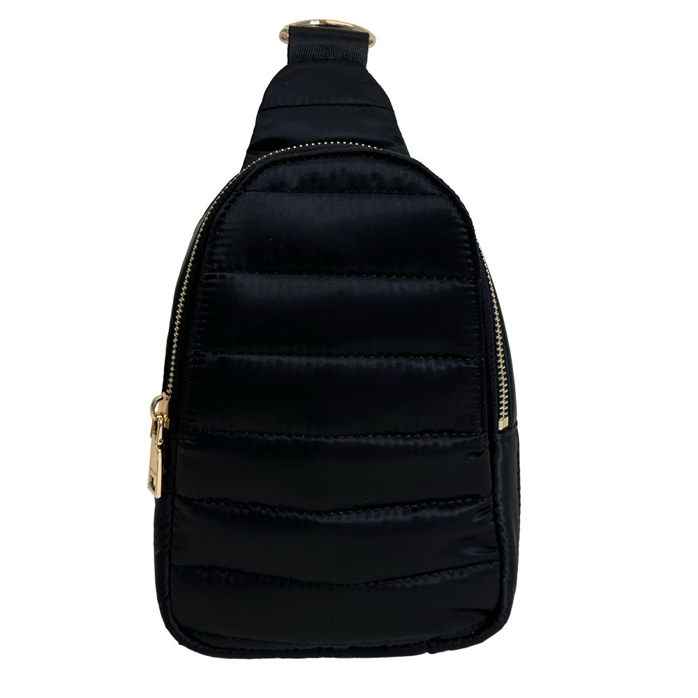 ah.dorned Eliza Quilted Puffy Sling Bag | Free Shipping Offer!