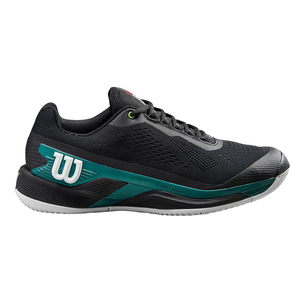 Wilson Rush Pro 4.0 Blade Men\'s Size 7.5 Tennis Shoes Black‎ Teal Sneakers NEW Wilson Rush Pro 4.0 Blade Black/Black/Teal Blue Men main image 3