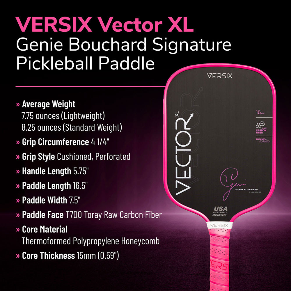 VERSIX Vector XL GB Signature Pickleball Paddle | Pickleball Central