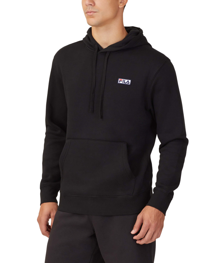 Black 2025 fila hoodie